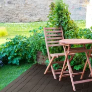   WPC padlóburkolat - 4 léces - 30 x 30 cm - fekete - 11 db / csomag                                    BX11543C