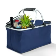   Thermo összecsukható bevásárlókosár - 49 x 28 x 25 cm - 21 L - kék                                    BX11549D