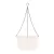 Virágcserép függesztőlánc - fém - fekete - 50 cm                                                      BX11561