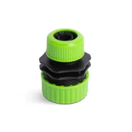   Tömlőcsatlakozó adapter - 1/2col - 3/4col - műanyag - zöld/fekete                                     BX11667