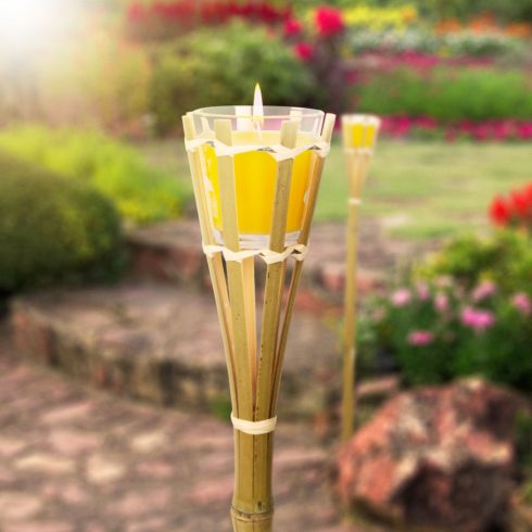 Citronella illatgyertya + fáklya - bambusz - 75 x 6,5 cm                                              BX11690A