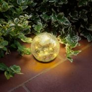   Leszúrható szolár üveggömb - 10 cm - 10 melegfehér LED                                                BX11760A