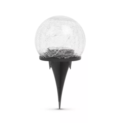 Leszúrható szolár üveggömb - 10 cm - 10 melegfehér LED                                                BX11760A