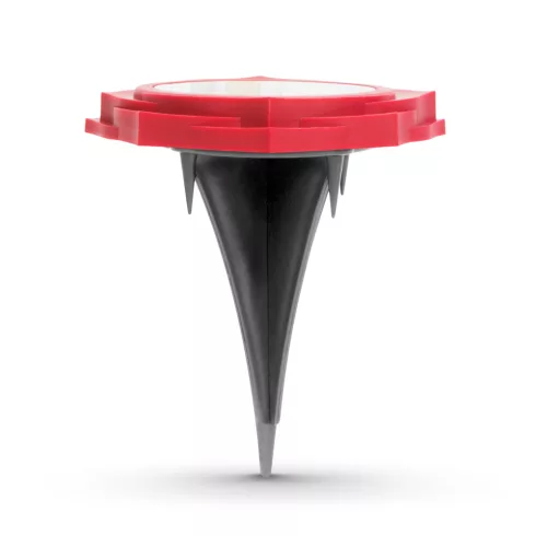 LED-es leszúrható szolár lámpa - piros - hidegfehér - 11,5 x 2,3 cm                                   BX11767A