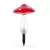 Leszúrható szolár gomba - 23,5 cm - 10 hidegfehér LED                                                 BX11775