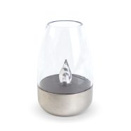   Szolár lámpa - gyertya - lángeffekt - 1 melegfehér LED - 6 x 9 cm                                     BX11776