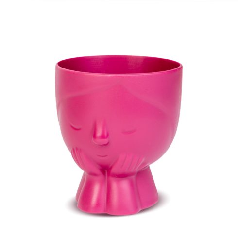 Dekorációs kaspó - arc - 9 x 10 cm - 5 féle                                                           BX11873