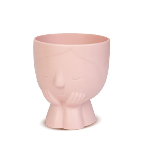 Dekorációs kaspó - arc - 9 x 10 cm - 5 féle                                                           BX11873