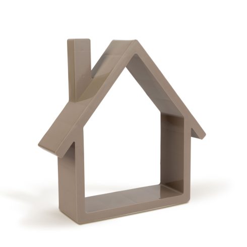 Fali dekoráció - házikó - 24 x 24 cm - 4 féle                                                         BX11886