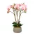 Műnövény dekoráció - orchidea - rózsaszín - 58 cm                                                     BX11900A