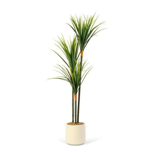 Műnövény dekoráció - Dracaena Marginata - zöld - 1,2 m                                                BX11903