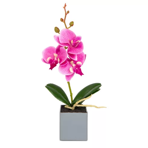 Műnövény dekoráció - orchidea - 3 féle - 29,5 cm                                                      BX11914