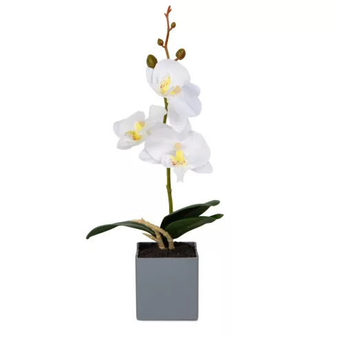 Műnövény dekoráció - orchidea - 3 féle - 29,5 cm                                                      BX11914
