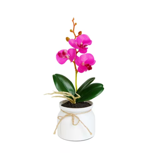 Műnövény dekoráció - orchidea - 3 féle - 32,5 cm                                                      BX11915