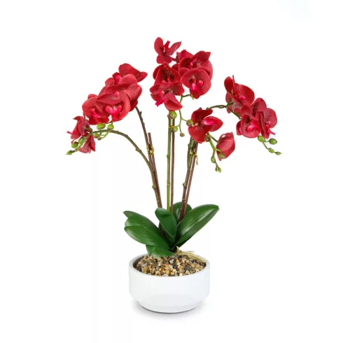 Műnövény dekoráció - orchidea - 5 féle - 56 cm                                                        BX11919