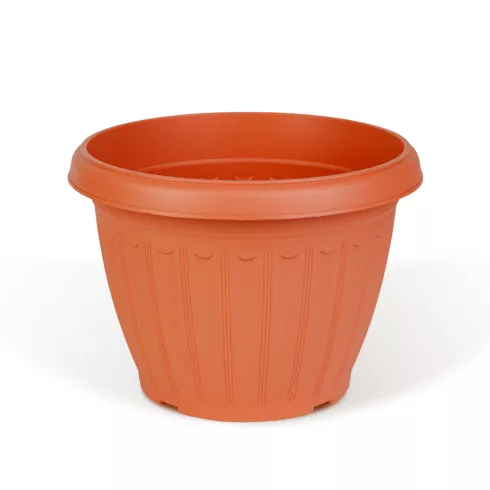 Műanyag virágcserép - terrakotta - 20 cm                                                              BX11991