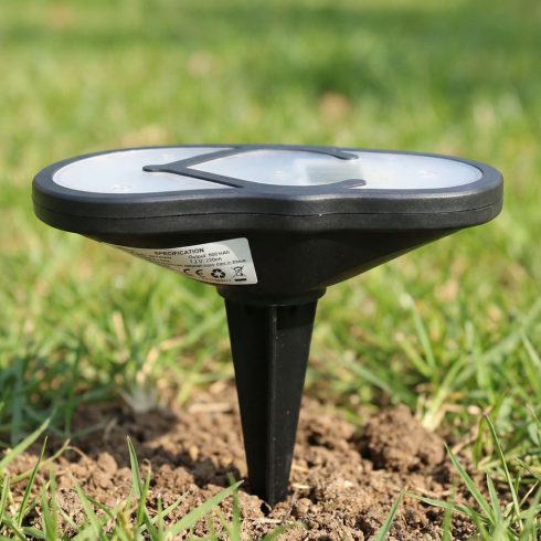 Leszúrható szolár lámpa - strandpapucs - hidegfehér - 12,7 x 8,5 cm                                   BX13000