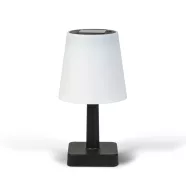   Szolár asztali lámpa - fehér - melegfehér LED - műanyag - 23 x 12 cm                                  BX13006