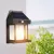 Szolár mozgásérzékelős fali lámpa - 1 filament LED - fekete - 12 x 6 x 17 cm                          BX13007