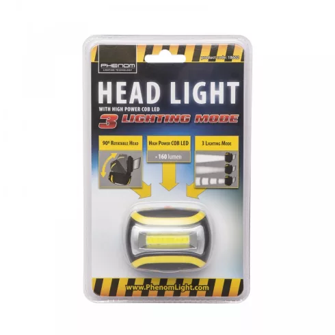 Fejlámpa COB LED-del 160 lm - 3 x AAA                                                                 BX18602