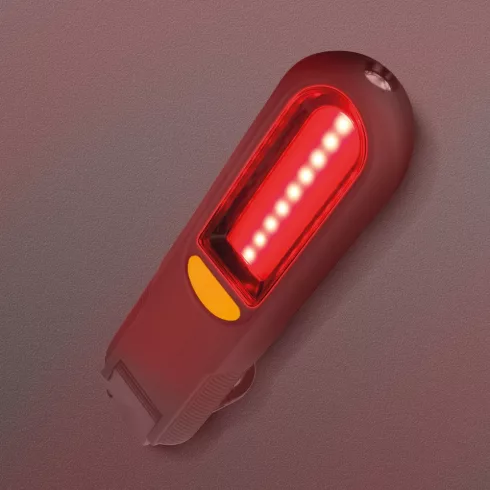 Mágneses steklámpa COB + SMD LED-del, akasztóval - vészjelzővel                                       BX18614