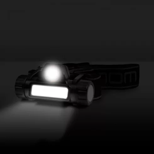 COB+SMD LED-es fejlámpa - akkumulátorral                                                              BX18616B