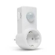   Mozgásérzékelő konnektor - 120° - max 10 m - max 1200W - IP20 - fehér                                 BX18697