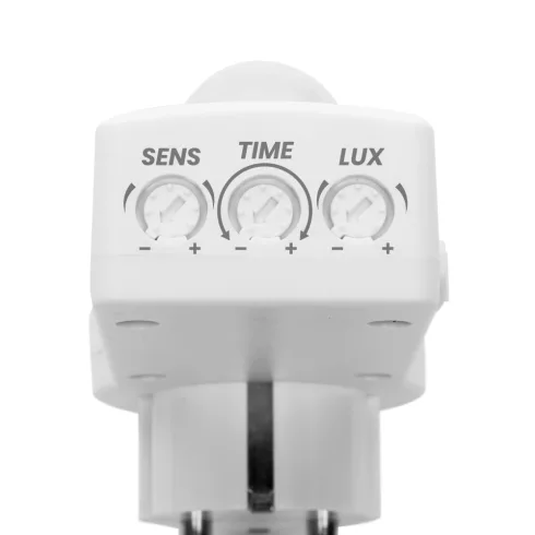Mozgásérzékelő konnektor - 120° - max 10 m - max 1200W - IP20 - fehér                                 BX18697