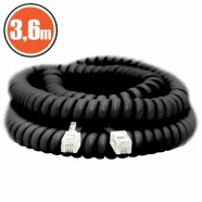   Spirál telefonvezeték 4P/4C 3,6 m                                                                     BX20171