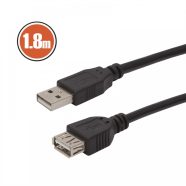   USB hosszabbító A aljzat - A dugó 1,8 m                                                               BX20315