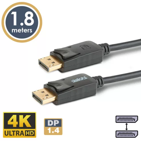 DisplayPort - Displayport kábel - 1.4 - 4K - 1,8 m                                                    BX20333B