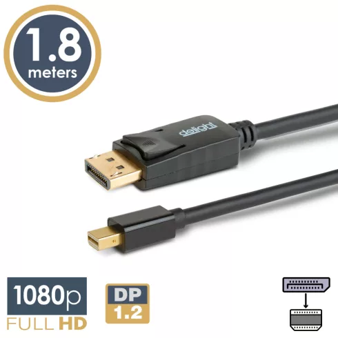 DisplayPort - Mini Displayport kábel - 1.2 - 1080P - 1,8 m                                            BX20336A