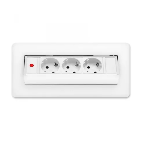 Rejtett elosztó - 3-as - Felnyíló kivitel - fehér                                                     BX20440WH