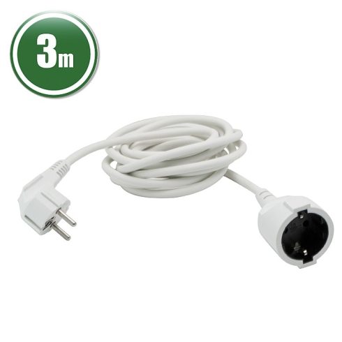 Hálózati lengő hosszabbító 3 x 1,5 mm2 3 m                                                            BX20500WH