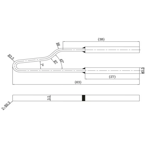 Pákahegy 28021-es pákához - 2 db / bliszter                                                           BX28050