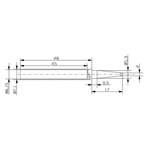 Pákahegy 28011-es pákához - 2 db / bliszter                                                           BX28944
