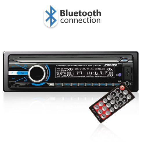 MP3 lejátszó Bluetooth-szal, FM tunerrel és SD / MMC / USB olvasóval                                  BX39702