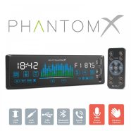   Fejegység colPhantomXcol - 1 DIN - 4 x 50 W - gesztusvezérlés - BT - MP3 - AUX - USB                  BX39752