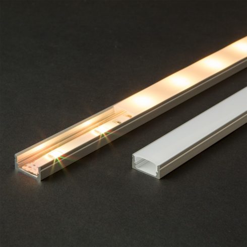 LED alumínium profil sín  1000 x 17  x 8 mm U profil                                                  BX41010A1