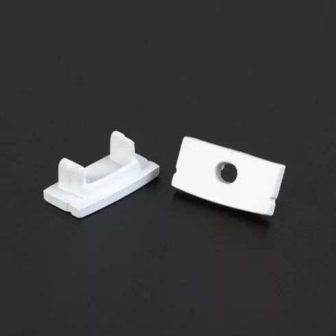 LED aluminium profil végzáró (41010hez) - 2 db - fehér                                                BX41010E-WH