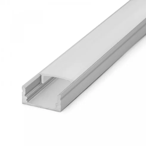 LED alumínium profil takaró búra opál 2000 mm                                                         BX41010M2