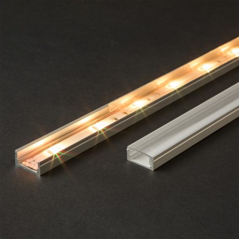 LED alumínium profil takaró búra átlátszó 1000 mm                                                     BX41010T1