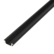   LED aluminium profil sín - 1000 x 23(17) x 8 mm - süllyeszthető U profil - fekete                     BX41011A1-BK