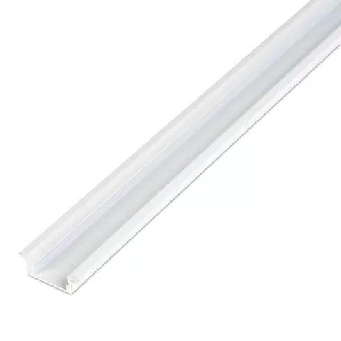 LED aluminium profil sín - 1000 x 23(17) x 8 mm - süllyeszthető U profil - fehér                      BX41011A1-WH