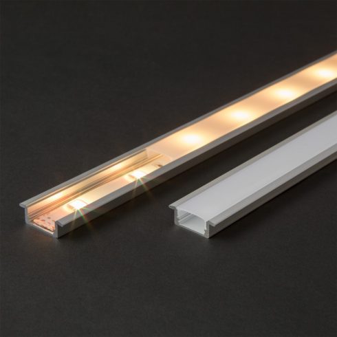 LED alumínium profil sín 1000 x 23(17) x 8 mm süllyeszthető U profil                                  BX41011A1