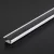 LED aluminium profil sín - 2000 x 23(17) x 8 mm - süllyeszthető U profil - fehér                      BX41011A2-WH