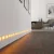 LED aluminium profil sín - 2000 x 23(17) x 8 mm - süllyeszthető U profil - fehér                      BX41011A2-WH