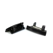   LED aluminium profil végzáró (41011hez) - 2 db - fekete                                               BX41011E-BK