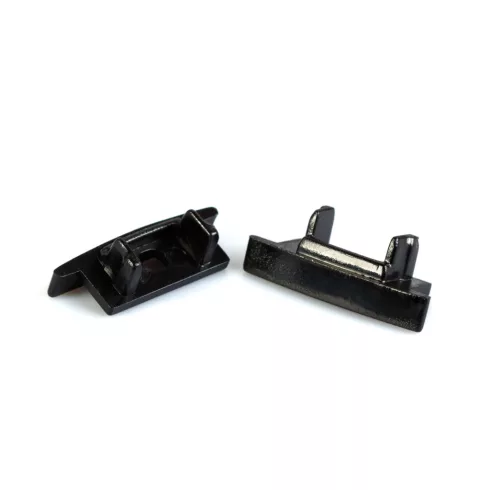 LED aluminium profil végzáró (41011hez) - 2 db - fekete                                               BX41011E-BK