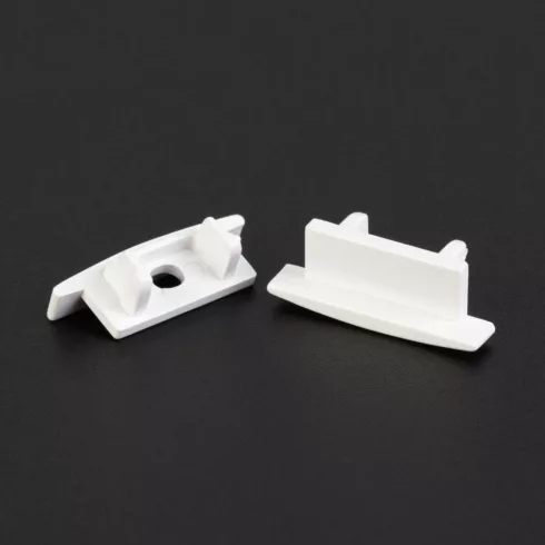 LED aluminium profil végzáró (41011hez) - 2 db - fehér                                                BX41011E-WH
